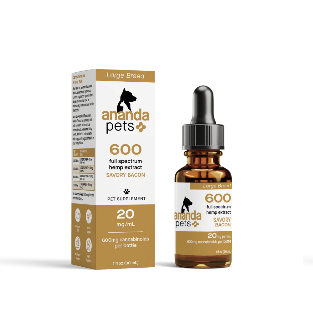 Ananda Pets Dog and Cat 600mg CBD Oil